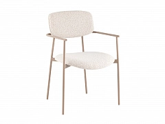 Стул STOOL GROUP Doe Светло-бежевый, бежевые ножки - фото №1