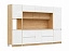 Модульная кухня ЛДСП Карина композиция 1 (Белый глянец, Дуб Сонома), белый глянец - миниатюра
