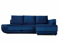 Угловой диван с независимым пружинным блоком Поло LUX НПБ (Нью-Йорк) Правый - фото №1