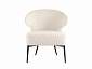Кресло лаунж STOOL GROUP Royal Stripes Велюр молочный  - фото №3