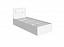 Кровать с настилом Соня 90х200, Белый, ЛДСП - миниатюра