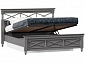 Амели Кровать двуспальная 1600 с подъемным механизмом (Оникс Серый) - фото №2