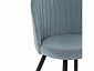 Gabi 1 light blue / black Стул на металлокаркасе - фото №12