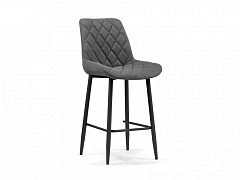 Баодин К Б/К темно-серый / черный Барный стул - фото №1, Woodville13557