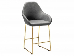 Кресло полубар Kent тёмно-серый/Линк золото - фото №1, R-Home124606