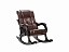 Кресло-качалка Модель 77, экокожа - миниатюра