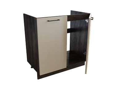 Шкаф М800 с 2-мя дверцами Сиэль Инь ДБК/АТЛ/СЕР Ф50 - фото №1, 888_ММК-00015552