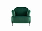 Кресло STOOL GROUP Кэнди с подлокотниками Велюр зеленый - фото №4