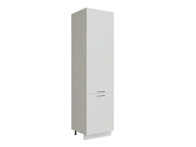 Шкаф П600Н с 2-мя дверцами Мемфис БЕЛ/БЕЛ/СОФТ Ф46 - фото №1, 888_ММК-00001441