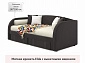 Мягкая кровать Elda 900 шоколад с ортопедическим основанием и матрасом PROMO B COCOS - фото №3