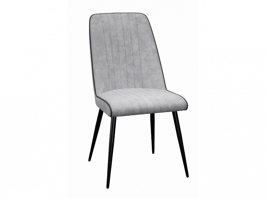 Стул DikLine 325 B22 GREY, ножки черные - фото №1