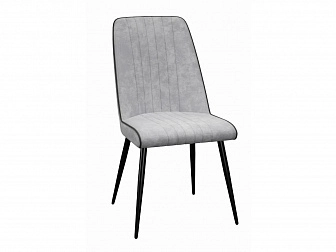 Стул DikLine 325 B22 GREY, ножки черные - фото №1