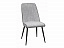 Стул DikLine 325 B22 GREY, ножки черные, микровелюр - миниатюра