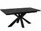 Стол DikLine SFE160 Керамика Черный мрамор/подстолье черное/опоры черные (2 уп.) - фото №2