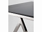 Журнальный стол Stool Group ИНСИГНИЯ 55х55 Стекло smoke/Сталь тёмный хром  - фото №6