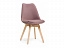 Bonuss light purple / wood Стул деревянный, велюр - миниатюра