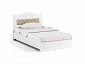 Кровать 1200 с мягким элементом Монако МН-7 + МН-7А белое дерево - фото №4