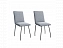 Комплект стульев Детройд (2 шт), графит велюр серый, велюр - миниатюра