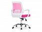 Ergoplus белое / розовое Компьютерное кресло - фото №6