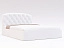 Кровать Лацио Капитоне с ПМ (120х200), искусственная кожа ecotex - миниатюра