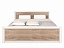 Кровать с подьемным механизмом Коен (160x200), сосна натуральная - миниатюра