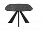 Стол DikLine SKK110 Керамика Черный мрамор/подстолье черное/опоры черные (2 уп.) - фото №7