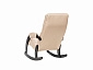 Кресло-качалка Модель 67 Венге, к/з Polaris Beige - фото №5