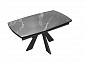 Стол DikLine SKU140 Керамика Серый мрамор/подстолье черное/опоры черные - фото №9