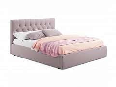 Мягкая кровать Verona 1400 лиловая с подъемным механизмом - фото №1, mebel_stock_4342