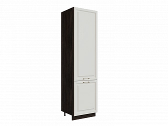Шкаф П600Н с 2-мя дверцами Ницца ДБК/АНД/СИЛК СОФТ Ф46 - фото №1