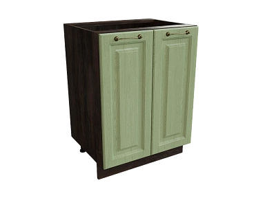 Шкаф Н600 с 2-мя дверцами Ницца ДБК/ДУБ/ОЛИВ Ф40 - фото №1, 888_ММК-00017680