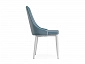 Kora 1 light blue / white Стул - фото №6