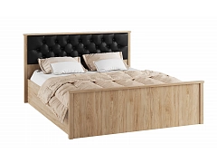 Кровать с настилом ЛДСП Модена МКР-2 160х200, гикори рокфорд - фото №1