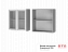 7В2 Шкаф настенный 2-дверный со стеклом Арабика, ЛДСП - миниатюра