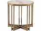 Стол журнальный STOOL GROUP Алиада 55*55 Светлая керамика/шампань  - фото №2