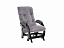 Кресло-качалка Модель 68 (Leset Футура) Венге текстура, ткань V 32, ткань велюр - миниатюра