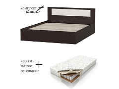 Кровать Виста 1 160х200 с матрасом BSA в комплекте - фото №1