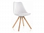 Bonito белый Пластиковый стул, искусственная кожа - миниатюра