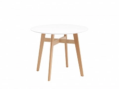 Стол STOOL GROUP Target Circle 90*90 Белый - фото №1, 66_2232985302