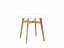 Стол STOOL GROUP Target Circle 90*90 Белый, массив бука - миниатюра