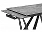 Марвин 160(220)х90х76 серый глняец / черный Керамический стол - фото №10