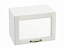 Шкаф навесной под вытяжку со стеклом 500 Виктория, белый сандал - миниатюра