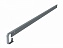 Планка соединительная Т-образная для столешниц Сахара, алюминий - миниатюра