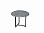 Скарлетт стол кофейный круглый Черный мрамор/черный, металл - миниатюра