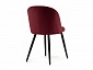 Gabi 1 wine red / black Стул на металлокаркасе - фото №5