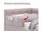 Односпальная кровать-тахта Colibri 800 лиловая с подъемным механизмом и защитным бортиком - фото №5