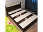 Кровать с настилом ЛДСП ЭКО 160х200, венге - фото №6