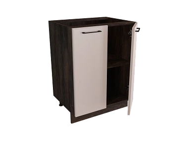 Шкаф Н600 с 2-мя дверцами Мемфис ДБК/ЯП/ШЕЛК Ф40 - фото №1, 888_ММК-00039992