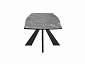 Стол DikLine SKU120 Керамика Серый мрамор/подстолье черное/опоры черные - фото №6