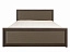 Кровать Коен (140x200), штрокс темный - миниатюра